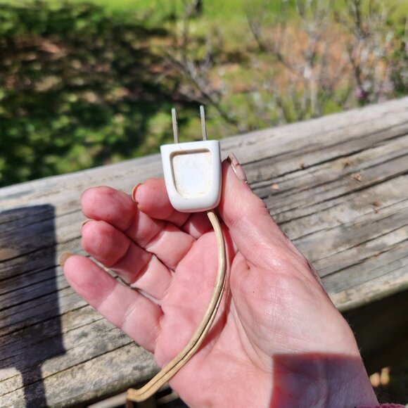 Rare Vintage Art Nouveau Hanging or table top plug in Sconce Light Fixture With - Picture 14 of 16